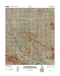 Dome Hill Texas Historical topographic map, 1:24000 scale, 7.5 X 7.5 Minute, Year 2012