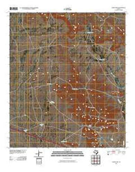 Dome Peak Texas Historical topographic map, 1:24000 scale, 7.5 X 7.5 Minute, Year 2010
