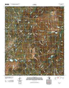 Donie Texas Historical topographic map, 1:24000 scale, 7.5 X 7.5 Minute, Year 2010