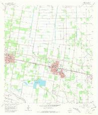 Donna Texas Historical topographic map, 1:24000 scale, 7.5 X 7.5 Minute, Year 1963
