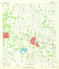 Donna Texas Historical topographic map, 1:24000 scale, 7.5 X 7.5 Minute, Year 1963
