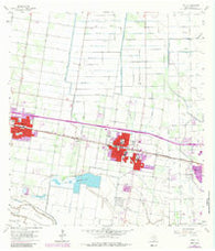 Donna Texas Historical topographic map, 1:24000 scale, 7.5 X 7.5 Minute, Year 1963