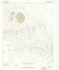 Doodle Bug Well Texas Historical topographic map, 1:24000 scale, 7.5 X 7.5 Minute, Year 1964