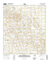 Doodle Bug Well Texas Current topographic map, 1:24000 scale, 7.5 X 7.5 Minute, Year 2016