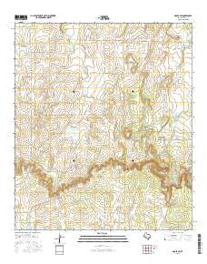 Doole SW Texas Current topographic map, 1:24000 scale, 7.5 X 7.5 Minute, Year 2016