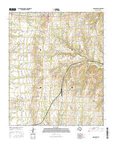 Dorchester Texas Current topographic map, 1:24000 scale, 7.5 X 7.5 Minute, Year 2016