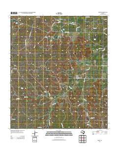 Doss Texas Historical topographic map, 1:24000 scale, 7.5 X 7.5 Minute, Year 2012