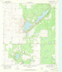 Double Lakes Texas Historical topographic map, 1:24000 scale, 7.5 X 7.5 Minute, Year 1969
