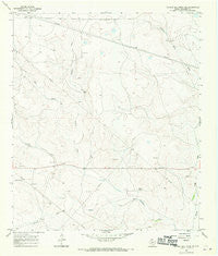 Double Mill Draw NE Texas Historical topographic map, 1:24000 scale, 7.5 X 7.5 Minute, Year 1967