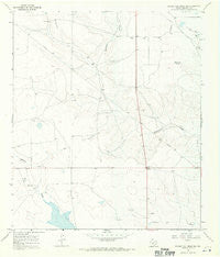 Double Mill Draw NW Texas Historical topographic map, 1:24000 scale, 7.5 X 7.5 Minute, Year 1967