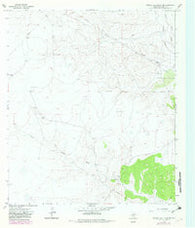 Double Mill Draw SE Texas Historical topographic map, 1:24000 scale, 7.5 X 7.5 Minute, Year 1967