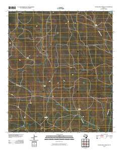 Double Mill Draw NE Texas Historical topographic map, 1:24000 scale, 7.5 X 7.5 Minute, Year 2010