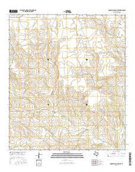 Double Mill Draw NE Texas Current topographic map, 1:24000 scale, 7.5 X 7.5 Minute, Year 2016