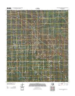 Double Mill Draw NW Texas Historical topographic map, 1:24000 scale, 7.5 X 7.5 Minute, Year 2012