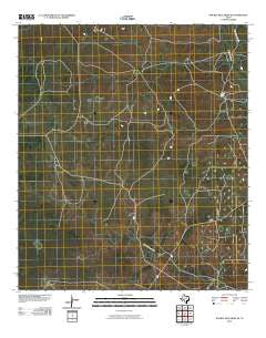 Double Mill Draw SE Texas Historical topographic map, 1:24000 scale, 7.5 X 7.5 Minute, Year 2010