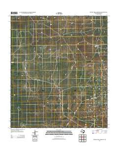 Double Mill Draw SE Texas Historical topographic map, 1:24000 scale, 7.5 X 7.5 Minute, Year 2012