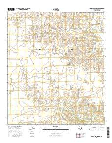 Double Mill Draw SE Texas Current topographic map, 1:24000 scale, 7.5 X 7.5 Minute, Year 2016