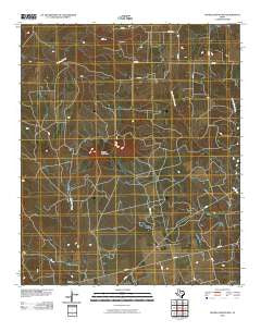 Double Mountains Texas Historical topographic map, 1:24000 scale, 7.5 X 7.5 Minute, Year 2010