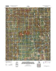 Double Mountains Texas Historical topographic map, 1:24000 scale, 7.5 X 7.5 Minute, Year 2012