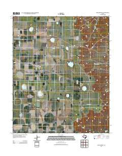 Dougherty Texas Historical topographic map, 1:24000 scale, 7.5 X 7.5 Minute, Year 2012