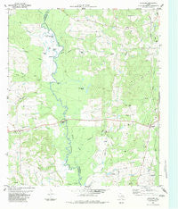 Douglass Texas Historical topographic map, 1:24000 scale, 7.5 X 7.5 Minute, Year 1983