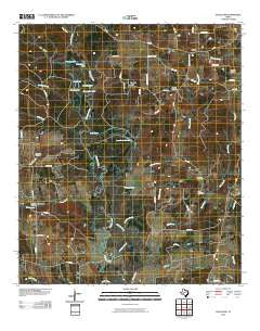 Douglass Texas Historical topographic map, 1:24000 scale, 7.5 X 7.5 Minute, Year 2010