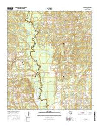 Douglass Texas Current topographic map, 1:24000 scale, 7.5 X 7.5 Minute, Year 2016