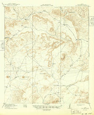 Dove Mountain Texas Historical topographic map, 1:62500 scale, 15 X 15 Minute, Year 1918
