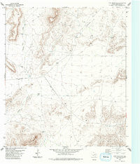 Dove Mountain Texas Historical topographic map, 1:24000 scale, 7.5 X 7.5 Minute, Year 1983