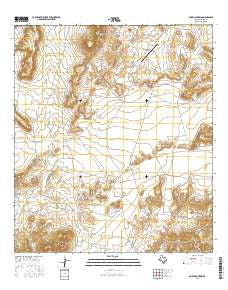 Dove Mountain Texas Current topographic map, 1:24000 scale, 7.5 X 7.5 Minute, Year 2016