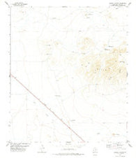 Dowman Canyon Texas Historical topographic map, 1:24000 scale, 7.5 X 7.5 Minute, Year 1978
