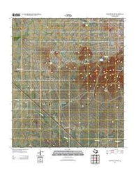 Dowman Canyon Texas Historical topographic map, 1:24000 scale, 7.5 X 7.5 Minute, Year 2012