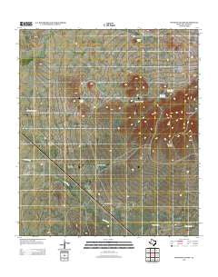 Dowman Canyon Texas Historical topographic map, 1:24000 scale, 7.5 X 7.5 Minute, Year 2012