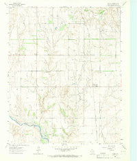 Dozier Texas Historical topographic map, 1:24000 scale, 7.5 X 7.5 Minute, Year 1964