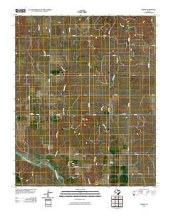 Dozier Texas Historical topographic map, 1:24000 scale, 7.5 X 7.5 Minute, Year 2010