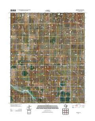 Dozier Texas Historical topographic map, 1:24000 scale, 7.5 X 7.5 Minute, Year 2012