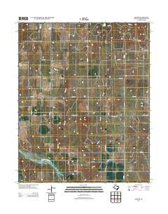 Dozier Texas Historical topographic map, 1:24000 scale, 7.5 X 7.5 Minute, Year 2012
