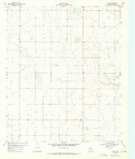 Draw Texas Historical topographic map, 1:24000 scale, 7.5 X 7.5 Minute, Year 1970