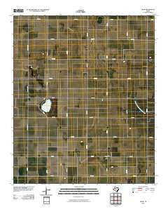Draw Texas Historical topographic map, 1:24000 scale, 7.5 X 7.5 Minute, Year 2010