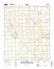 Draw Texas Current topographic map, 1:24000 scale, 7.5 X 7.5 Minute, Year 2016