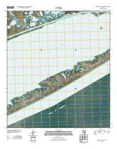 Dressing Point Texas Historical topographic map, 1:24000 scale, 7.5 X 7.5 Minute, Year 2010