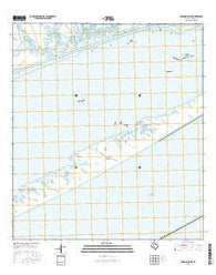 Dressing Point Texas Current topographic map, 1:24000 scale, 7.5 X 7.5 Minute, Year 2016