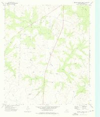 Dripping Springs Draw Texas Historical topographic map, 1:24000 scale, 7.5 X 7.5 Minute, Year 1973