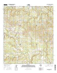 Dripping Springs Texas Current topographic map, 1:24000 scale, 7.5 X 7.5 Minute, Year 2016