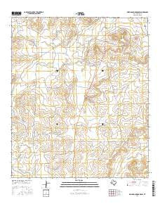 Dripping Springs Draw Texas Current topographic map, 1:24000 scale, 7.5 X 7.5 Minute, Year 2016
