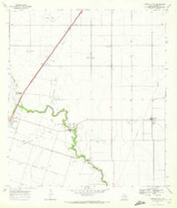 Driscoll East Texas Historical topographic map, 1:24000 scale, 7.5 X 7.5 Minute, Year 1969