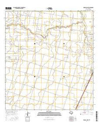 Driscoll West Texas Current topographic map, 1:24000 scale, 7.5 X 7.5 Minute, Year 2016
