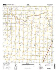Driscoll West Texas Current topographic map, 1:24000 scale, 7.5 X 7.5 Minute, Year 2016