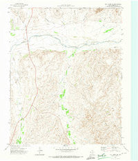 Dry Creek NE Texas Historical topographic map, 1:24000 scale, 7.5 X 7.5 Minute, Year 1971