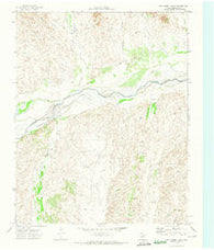 Dry Creek North Texas Historical topographic map, 1:24000 scale, 7.5 X 7.5 Minute, Year 1971